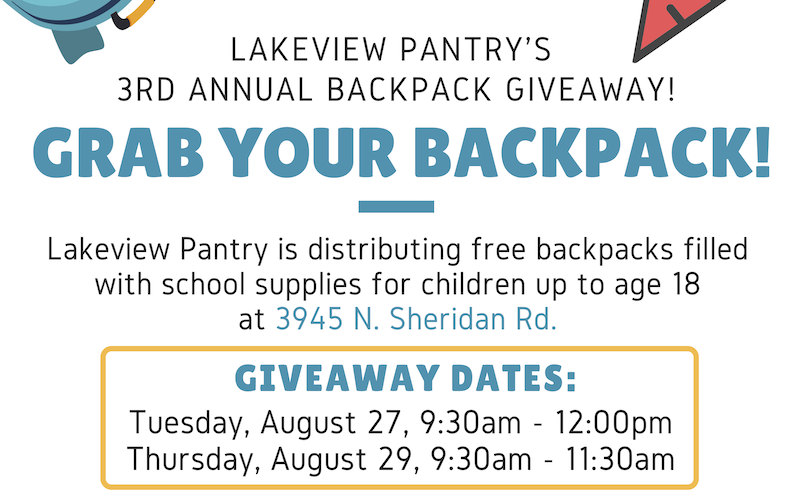 3rd Annual Backpack Giveaway!