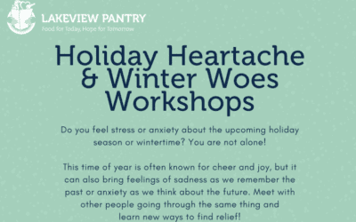 Holiday Heartache and Winter Woes Workshops