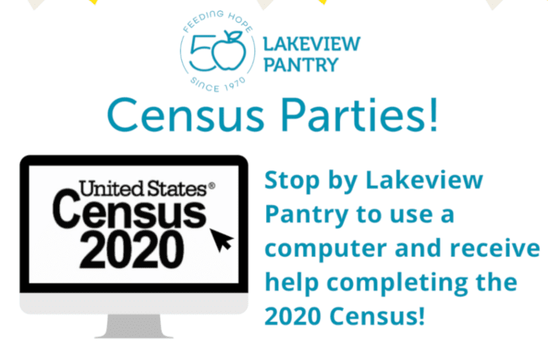 Complete the Census at Nourishing Hope’s Census Parties!