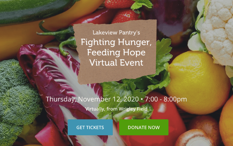 Fighting Hunger, Feeding Hope Event Goes Virtual on Nov. 12!