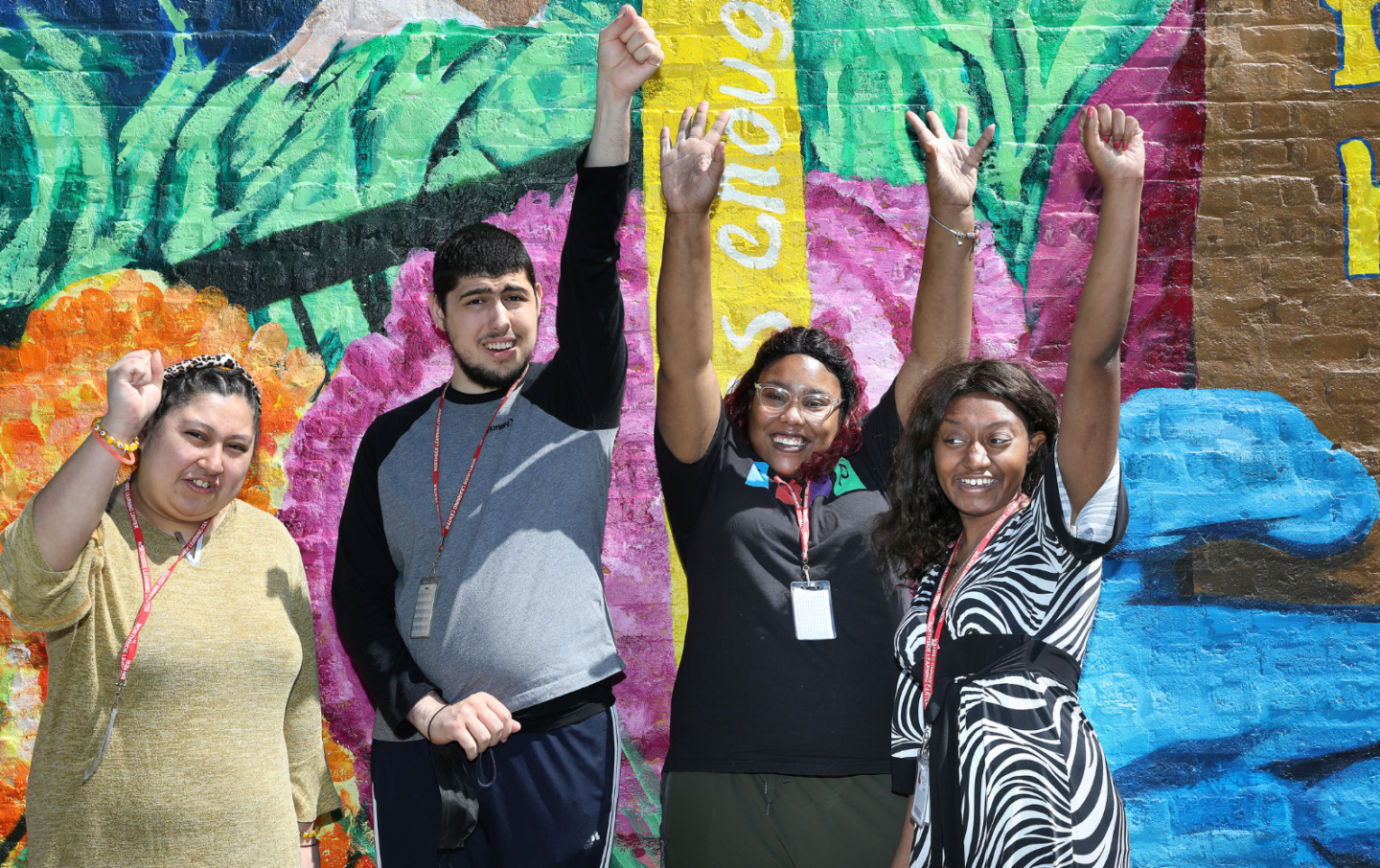 nlc header Northside Learning Center students pose for a photo